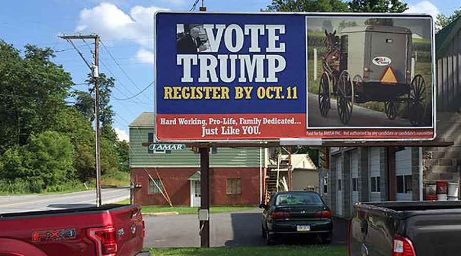 Amish for Trump: How a brash billionaire appeals to modest country voters
