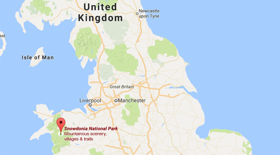 RAF helicopter makes emergency landing on mountain top in Snowdonia, Wales