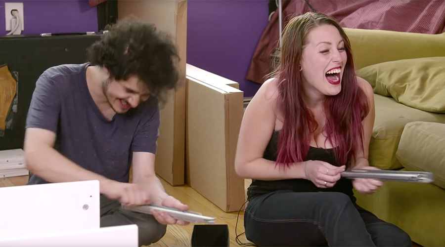 Hikea: Couple take acid, try to assemble flatpack furniture (TRIPPY VIDEO)