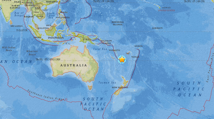 Powerful 7.2 quake strikes Pacific off Vanuatu