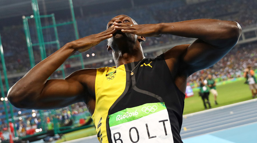 Jamaica celebrates: Bolt beats Gatlin in 100m sprint to win Rio gold & 7th Olympic title