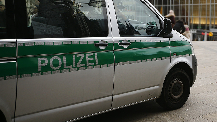 A police vehicle patrols at the main square and in front of the central railway station in Cologne. File photo. © Wolfgang Rattay