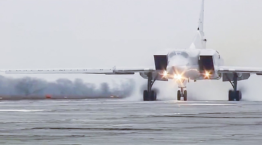 A Tupolev Tu-22 M3 strategic bomber of the Russian Aerospace Force © Ministry of defence of the Russian Federation