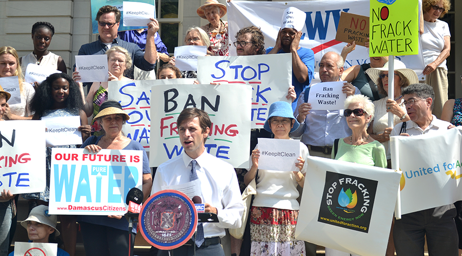 New York City set to ban use of fracking waste water