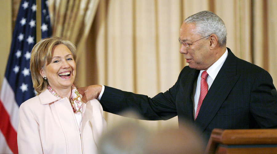 Hillary Clinton claims predecessor Colin Powell advised personal email usage – report