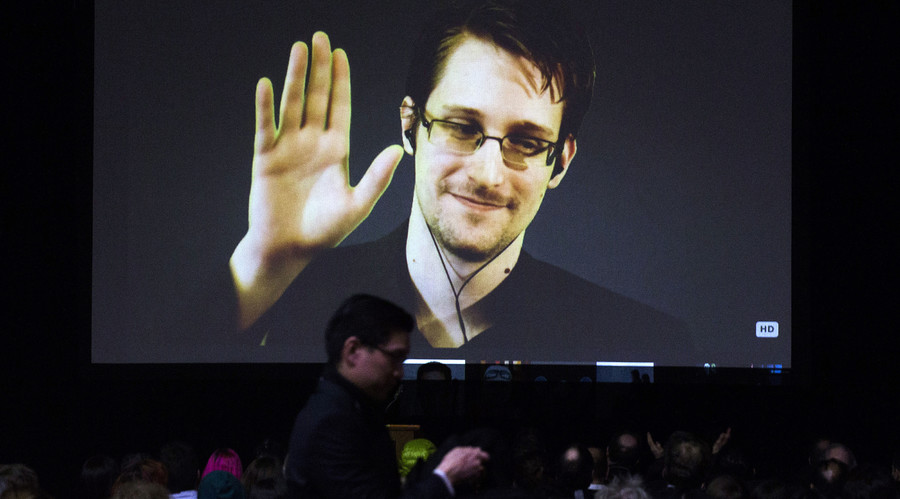 Former U.S. National Security Agency contractor Edward Snowden. © Mark Blinch