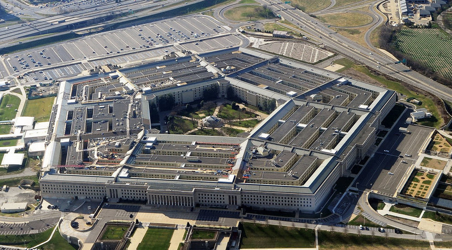 Aerial view of the Pentagon. © AFP