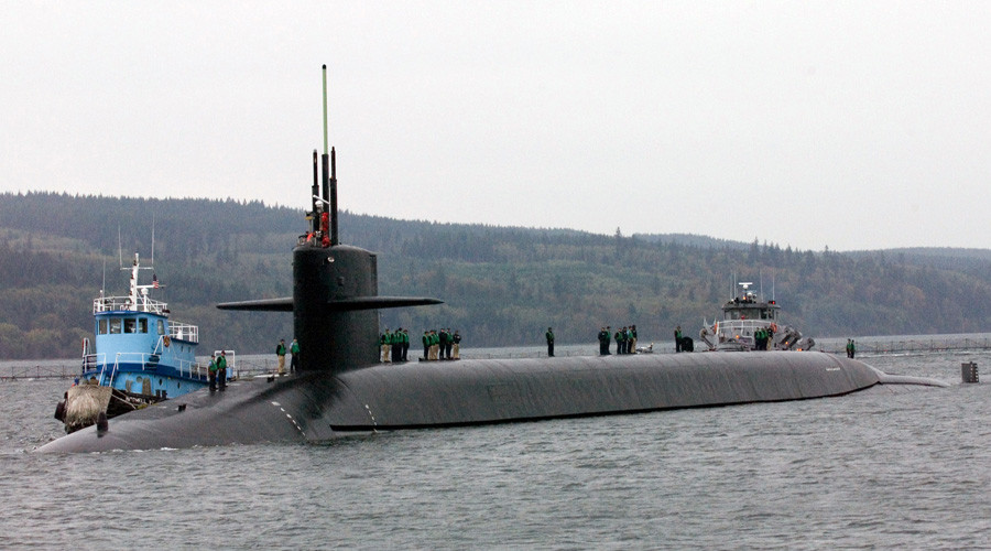 US ballistic missile submarine collides with support boat in Pacific Ocean