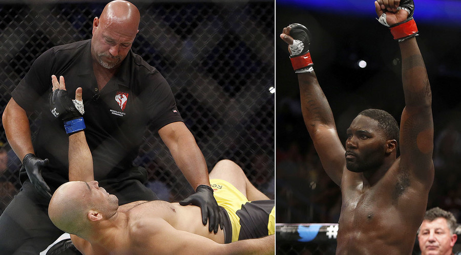 Don’t blink: Most might have missed Rumble Johnson’s crunching KO at UFC 202