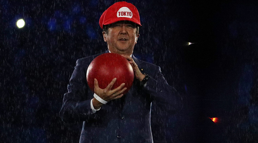 Wa-hoo! Japan’s PM Abe morphs into Super Mario for Olympic curtain closer (VIDEO)