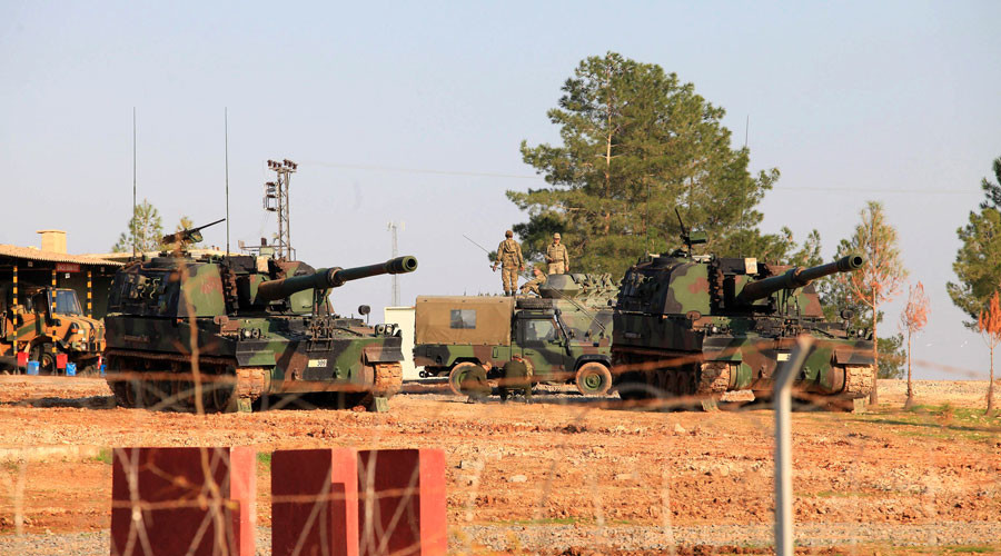 Turkey shells ISIS & Kurdish positions in Syria