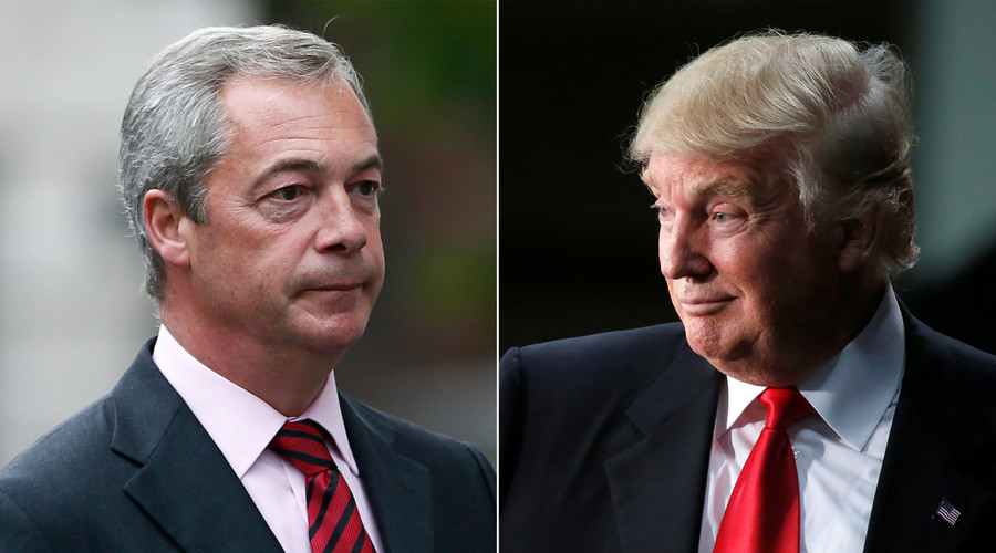 Meeting of minds? Nigel Farage to share platform with Donald Trump