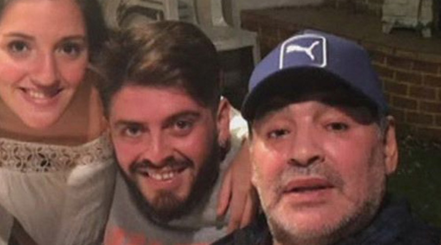 'You are my son': Diego Maradona's love child joins family ...