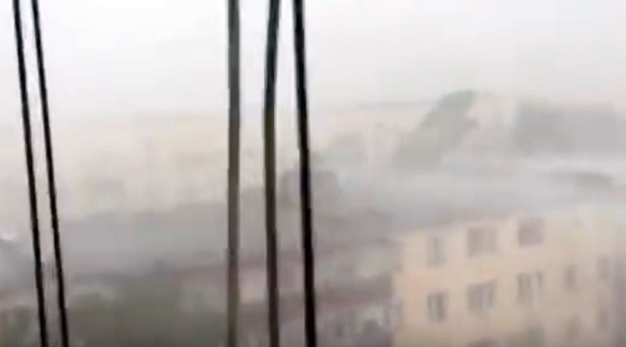 Powerful storm in Chechnya blows roofs off of homes, kills at least one (VIDEO)