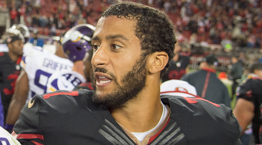 NFL player refuses to stand for US anthem as part of anti-racism protest