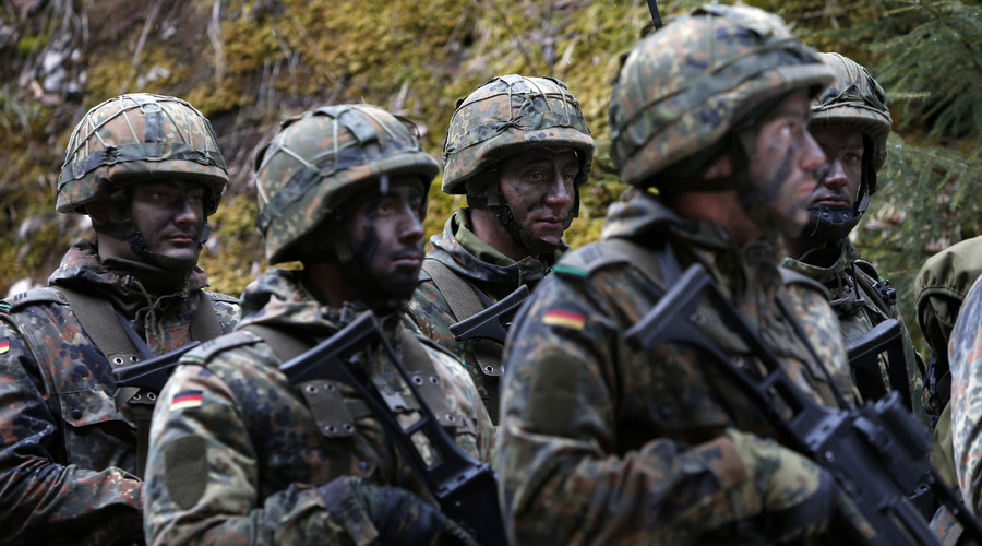 German Bundeswehr army soldiers. © Michaela Rehle