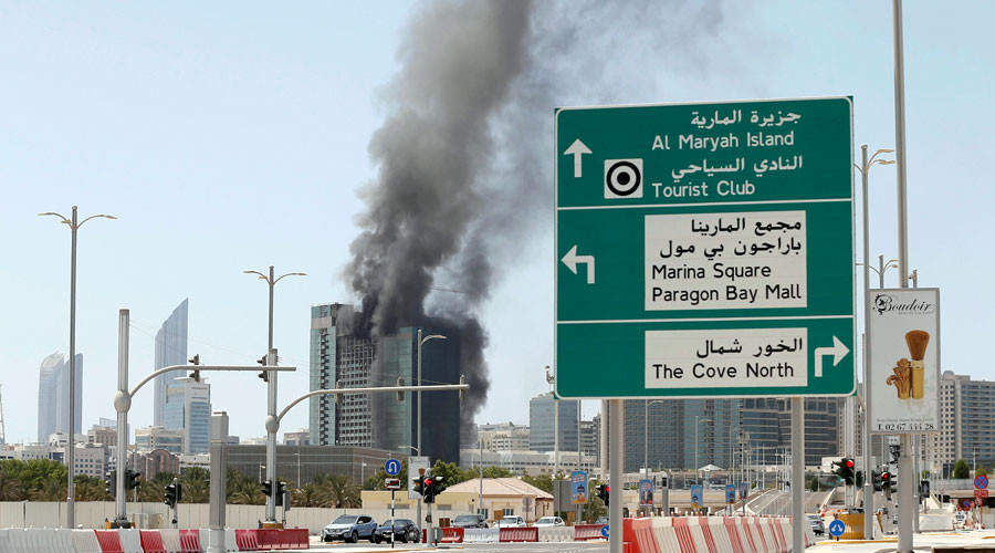 Major blaze breaks out at 28-storey Abu Dhabi highrise (PHOTOS, VIDEOS)