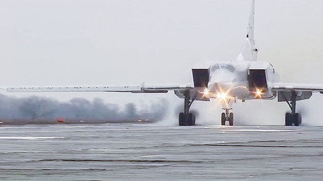 A Tupolev Tu-22 M3 strategic bomber of the Russian Aerospace Force © Ministry of defence of the Russian Federation