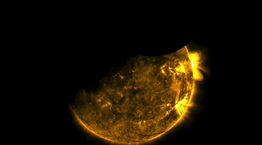 NASA solar observatory captures spectacular double eclipse (VIDEO)