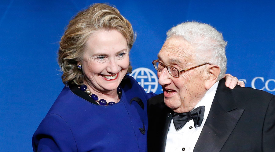 As Hillary Clinton kisses up to Henry Kissinger, RT looks at 4 of his most heinous acts