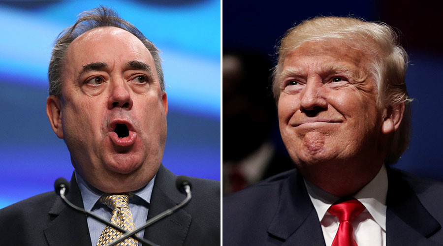 ‘Man-child’ Donald Trump is a threat to US national security – Salmond