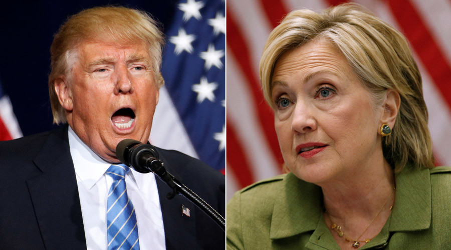 Trump, Clinton battle for military voters in 1st town hall together
