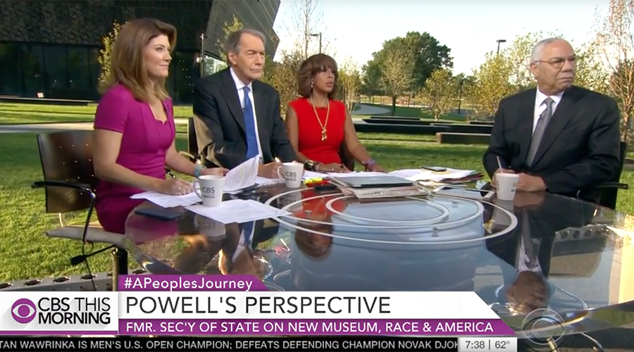 'You dropped bombs on Iraq’: Colin Powell heckled by protester on live TV (VIDEO)