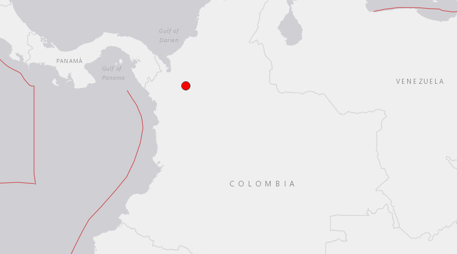 5.9 quake strikes Colombia