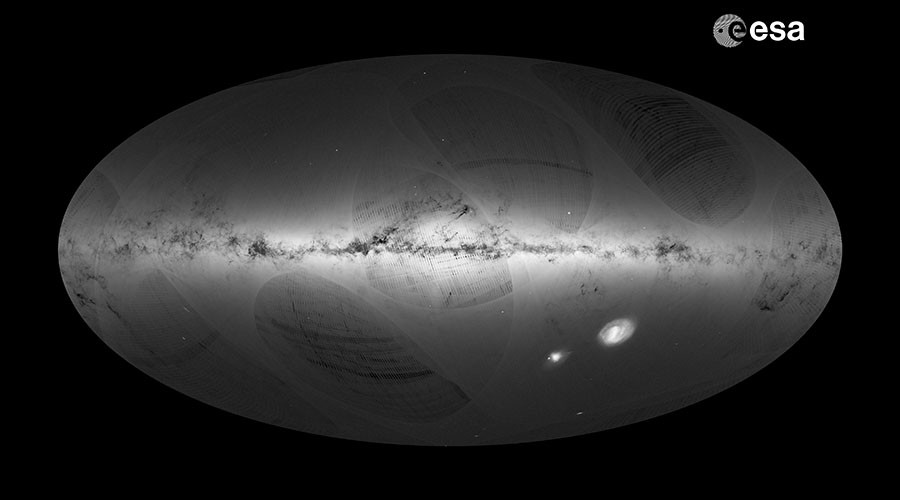 'Galactic census': 1bn stars mapped by Gaia satellite (VIDEO)