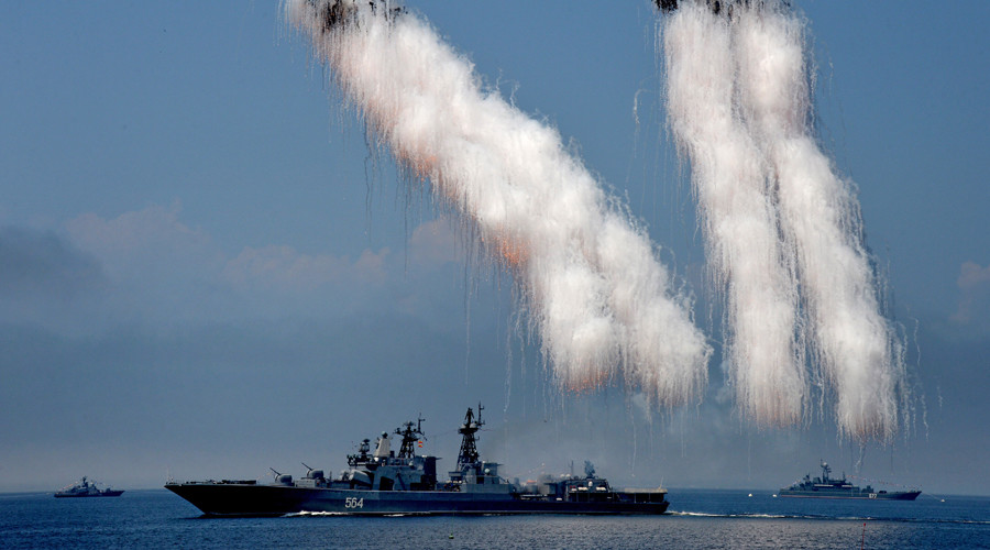 Russian-Chinese naval drills in disputed South China Sea enter active phase
