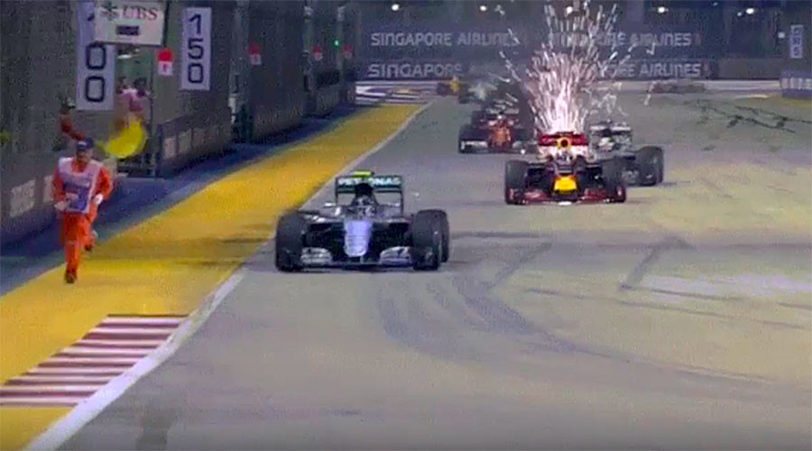 FIA launches investigation after cars narrowly avoid hitting marshal at Singapore Grand Prix