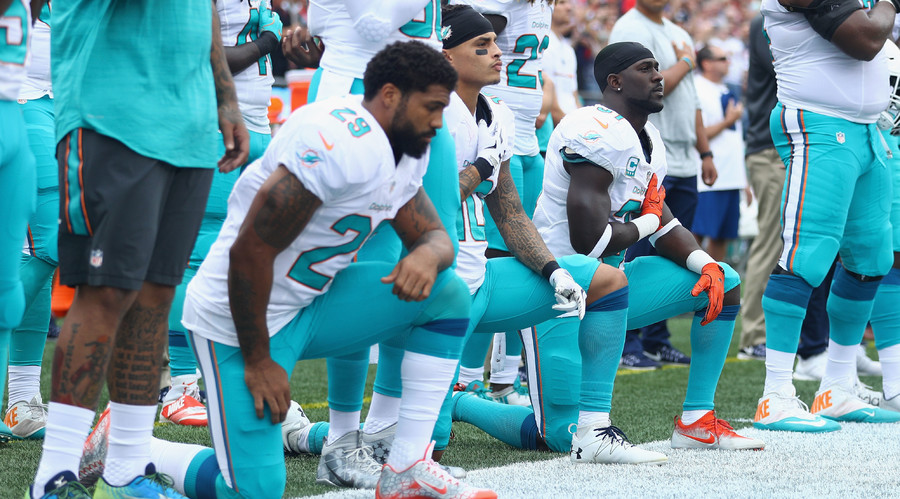 US anthem protests increase despite police criticism