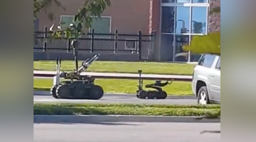 Masked intruder enters elementary school in Utah, bomb squad and snipers at scene (VIDEO)