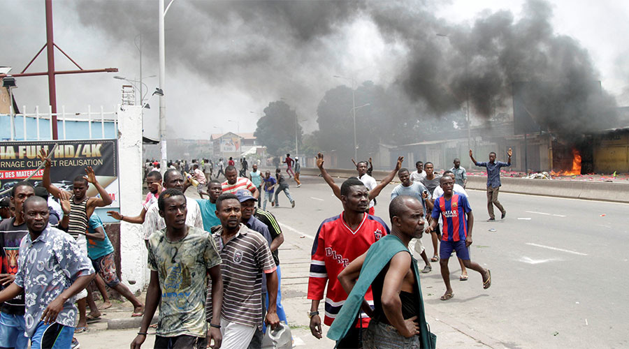 Up to 50 killed, police officer ‘burned alive’ during anti-govt protests in Congo (VIDEO)