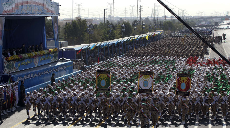 Iran displays military might in nationwide parades, warns US to keep out of Gulf