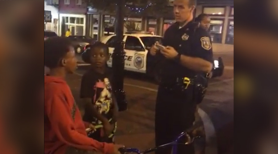 'Leave those kids alone': Cop trolled live on Facebook for stopping black children (VIDEO)
