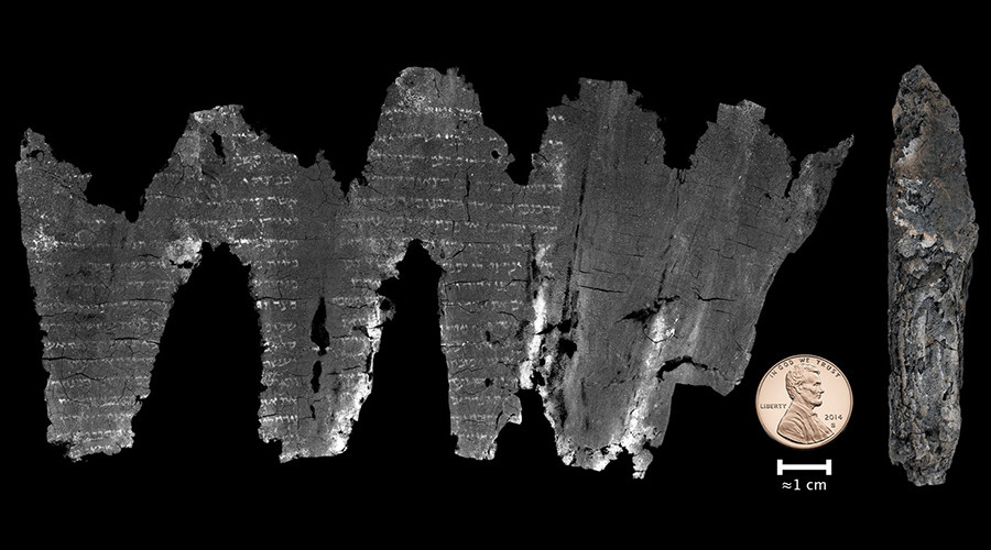 Lost text of charred Old Testament scroll revealed by 3D ‘unwrapping’ (PHOTO)
