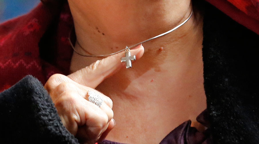 TV presenter ‘crucified’ for wearing crucifix: ‘Atheism turns into militant form’