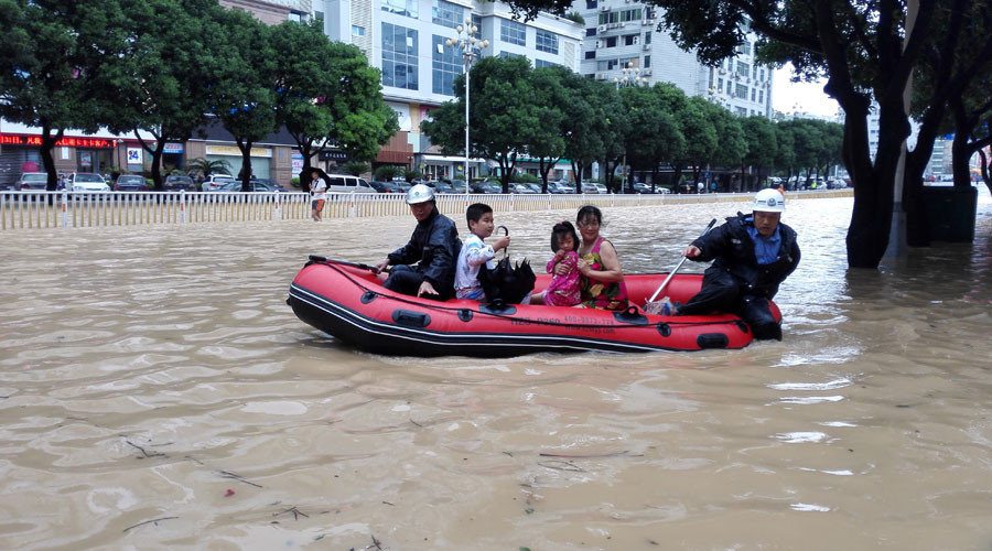 Dozens missing after Typhoon Megi triggers major landslide in China (VIDEO)