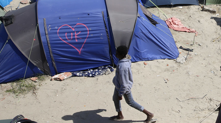 ‘Go home to Africa’: Anti-refugee stickers appear in Cambridge park
