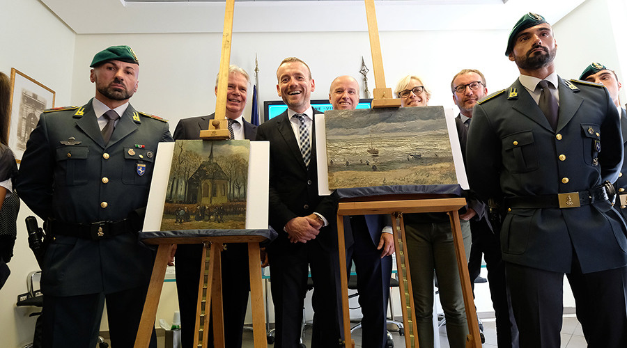 Stolen Van Gogh paintings found in Italian drug lord’s house 14 years after heist
