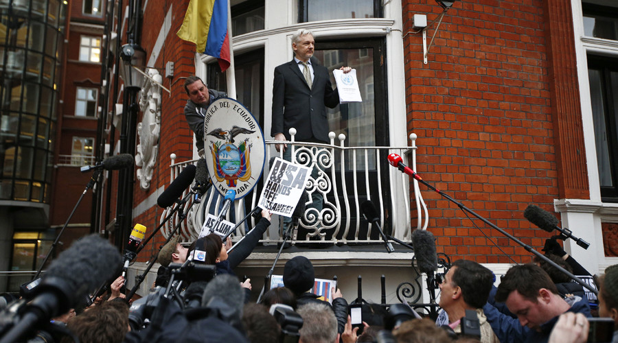 WikiLeaks cancels Assange’s live balcony appearance over ‘security concerns’