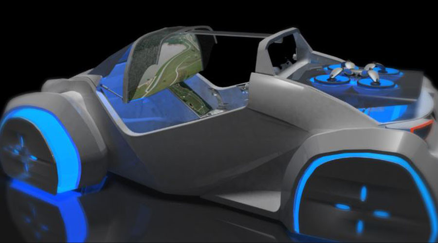 Eye in the sky: Autonomous 3D printed car comes with scout drone surveillance (VIDEO)