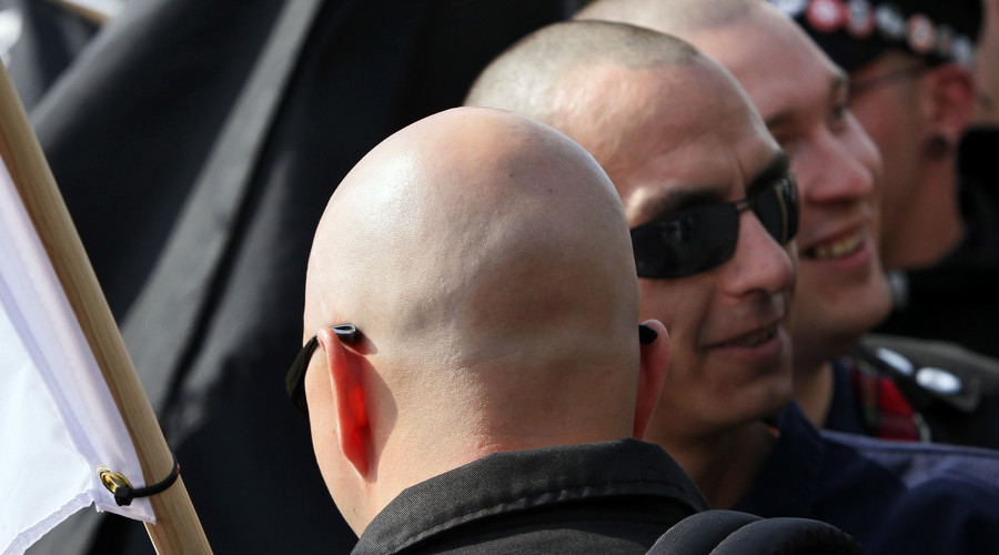 100s of neo-nazis flock to rally disguised as military fundraiser in tiny English village