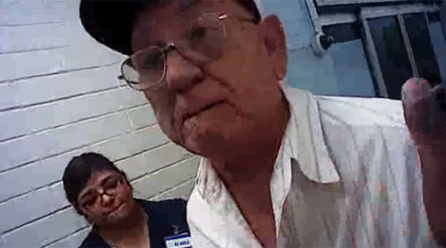 Elderly man sues Texas cop for allegedly breaking his ribs in WalMart altercation (VIDEO)