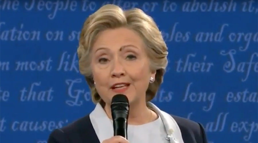 Internet brands Clinton a robot after she fails to swat fly on face (VIDEO)