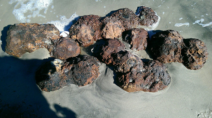 Civil War cannonballs discovered in South Carolina thanks to Hurricane Matthew