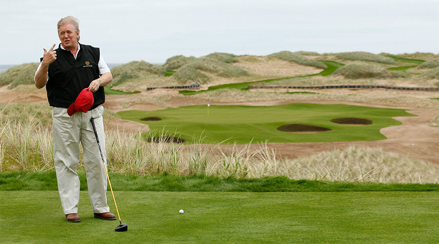 Below par for The Donald: Trump’s Scottish golf courses register annual £9.5mn loss