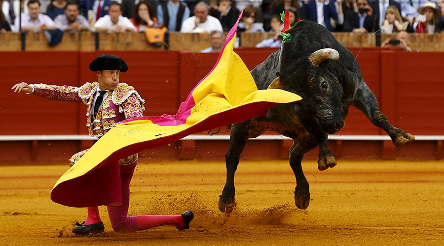 ‘May he die’: Anti-bullfighting campaigners hurl abuse at 8yo aspiring matador battling cancer