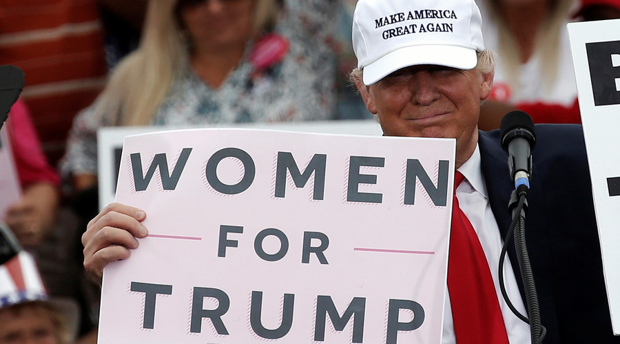 #WomenWhoVoteTrump unite behind Republican candidate despite lewd comments